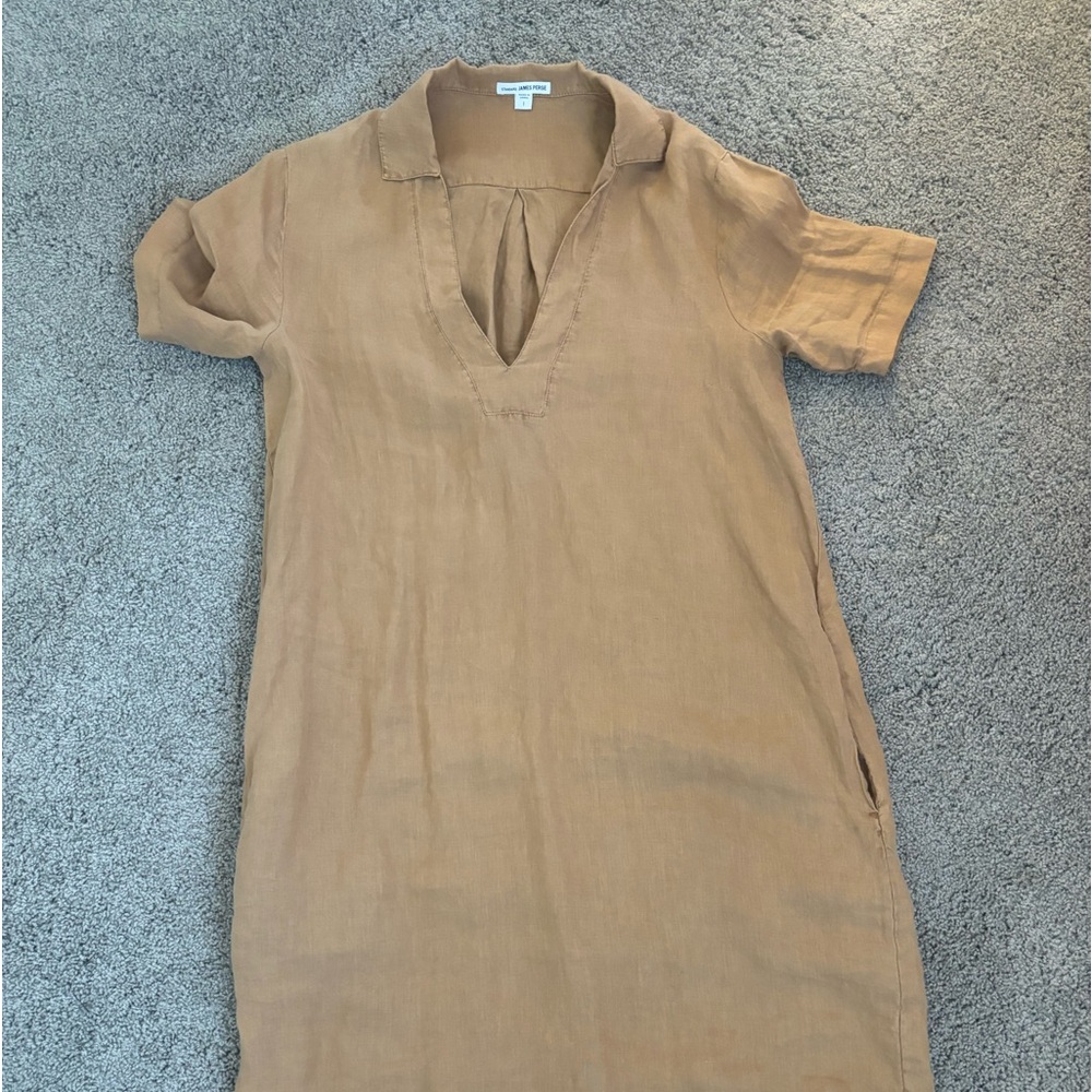 James Perse midi linen dress